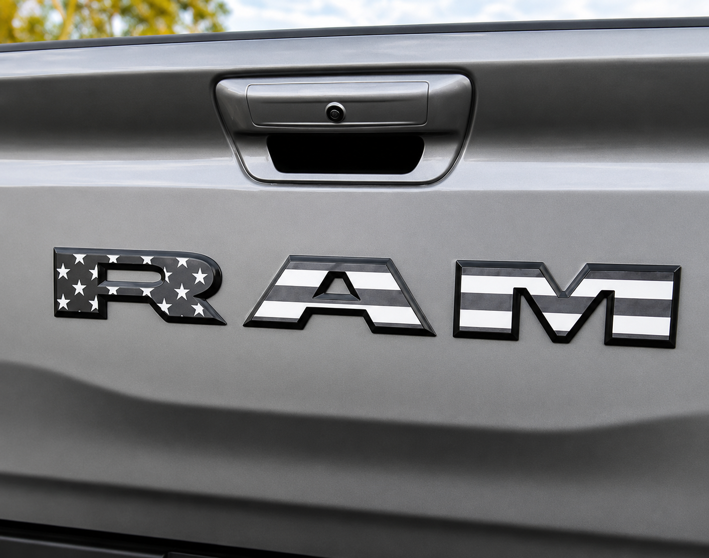 RAM dark USA decal build